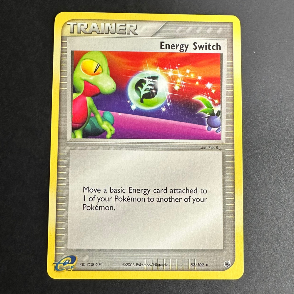 Pokemon TCG Energy Switch EX Ruby and Sapphire Uncommon 82/109 Normal NM